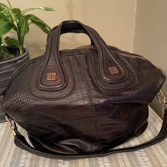Givenchy Nightingale Satchel Crocodile Embossed - Picture 2 of 7